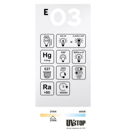 Lâmpada LED Edison Transparente