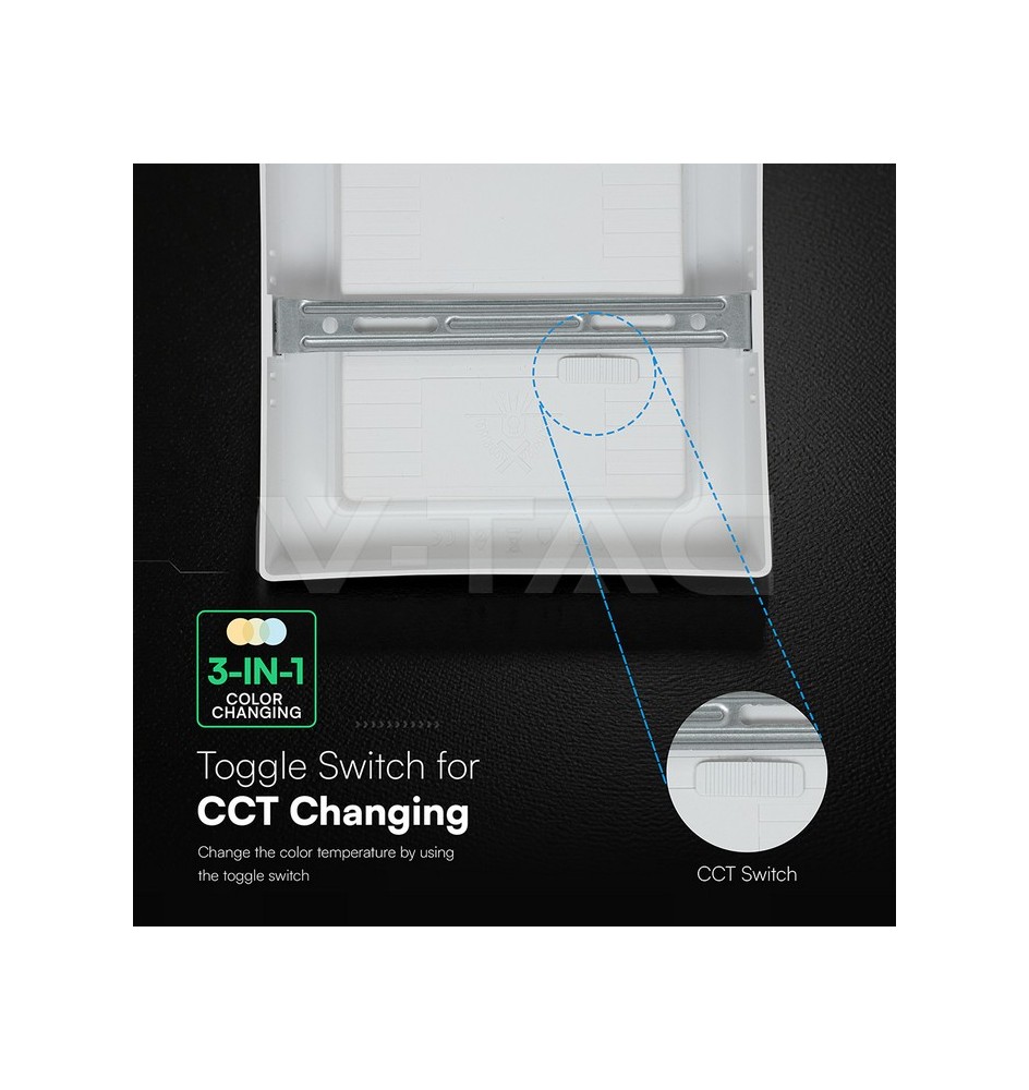Painel LED V-TAC 18W 3CCT 1980Lm Q SURFACE IP20
