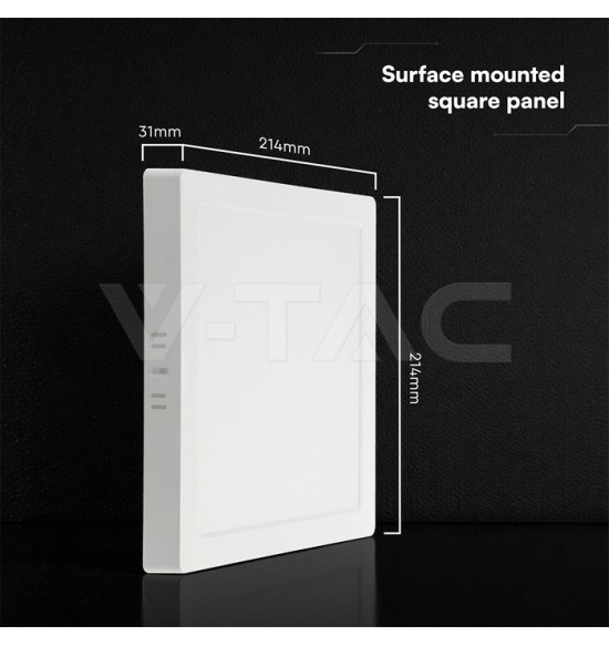Painel LED V-TAC 18W 3CCT 1980Lm Q SURFACE IP20