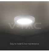 Painel LED V-TAC 18W 3CCT 1980Lm R SURFACE IP20